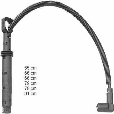 Beru ZEF1233 Ignition cable kit ZEF1233