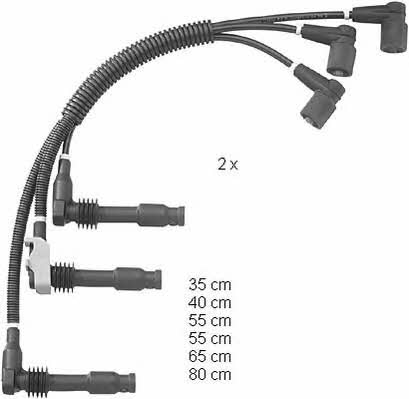  ZEF1235 Ignition cable kit ZEF1235