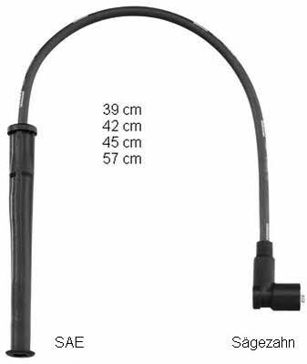 Beru ZEF1602 Ignition cable kit ZEF1602