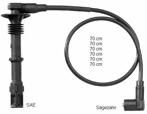 Spark plug lead Renault: ZEF1617 Beru Ignition lead set