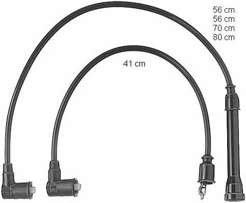  ZEF405 Ignition cable kit ZEF405