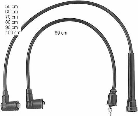 Beru ZEF425 Ignition cable kit ZEF425