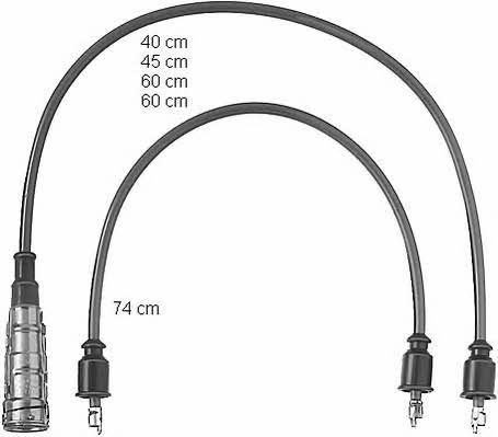 Beru ZEF435 Ignition cable kit ZEF435