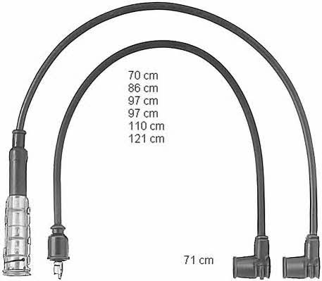  ZEF470 Ignition cable kit ZEF470