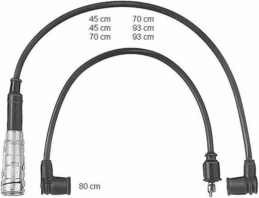  ZEF473 Ignition cable kit ZEF473