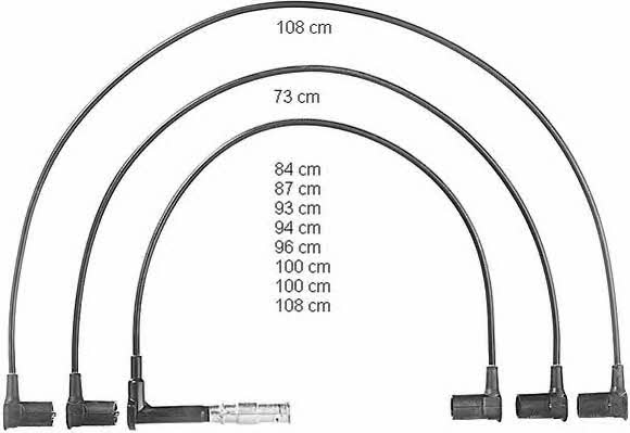 ZEF598 Beru Ignition lead set