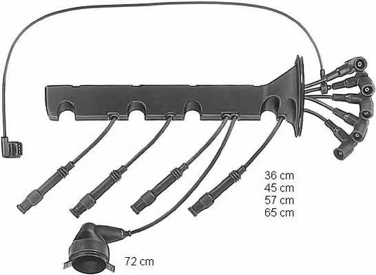  ZEF608 Ignition cable kit ZEF608