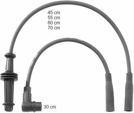 Beru ZEF756 Ignition cable kit ZEF756