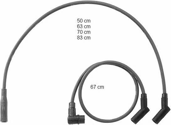  ZEF792 Ignition cable kit ZEF792
