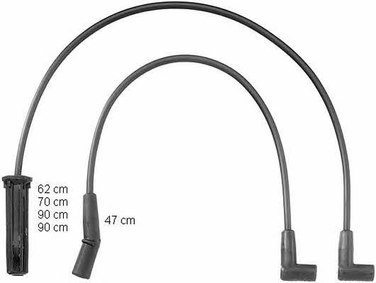 Beru ZEF835 Ignition lead set ZEF835 ZEF835 Beru Ignition lead set
