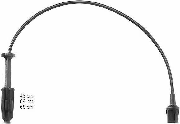  ZEF987 Ignition cable kit ZEF987