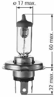 Beru 112600 Halogen lamp 12V H4 60/55W 112600