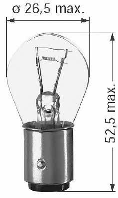 Beru 312214 Glow bulb P21/4W 12V 21/4W 312214