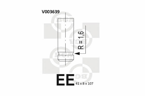 BGA V003639 Intake valve V003639