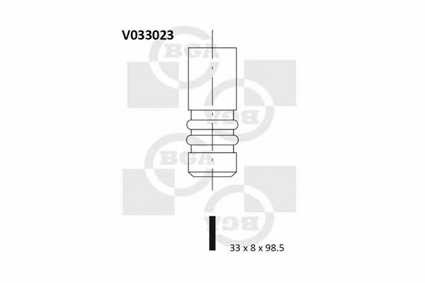 BGA V033023 Exhaust valve V033023