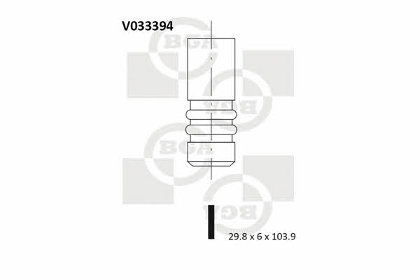 BGA V033394 Exhaust valve V033394