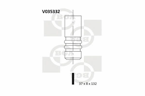 BGA V035332 Exhaust valve V035332