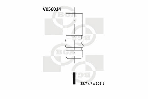 BGA V056014 Intake valve V056014