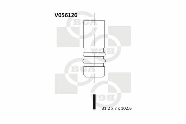 BGA V056126 Exhaust valve V056126