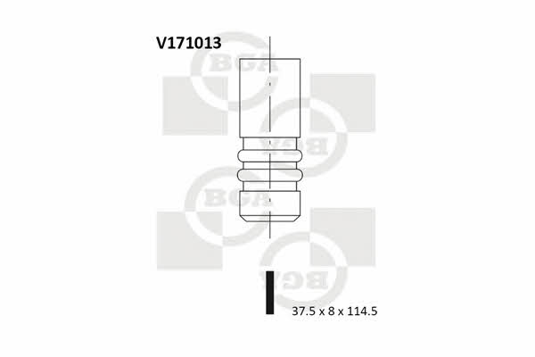 BGA V171013 Intake valve V171013
