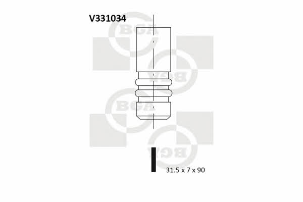 BGA V331034 Exhaust valve V331034