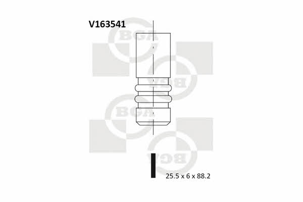 BGA V163541 Exhaust valve V163541