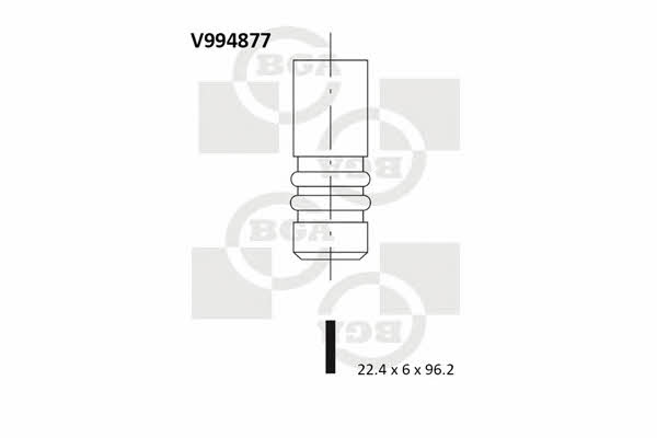 BGA V994877 Exhaust valve V994877