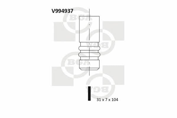 BGA V994937 Intake valve V994937