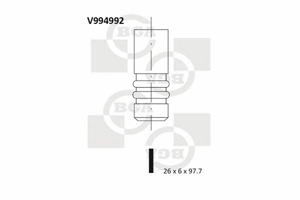 BGA V994992 Intake valve V994992