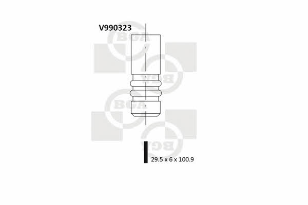 BGA V990323 Intake valve V990323