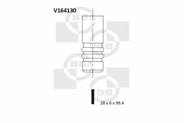 BGA V164130 Intake valve V164130