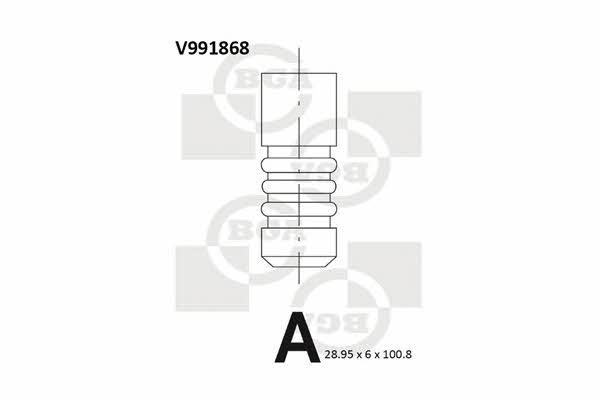 BGA V991868 Exhaust valve V991868