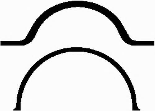 Oil sump gasket Renault Megane: OK5313 BGA Gasket oil pan