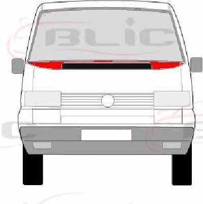 The grille plenum chamber Blic 6505-03-9558320P