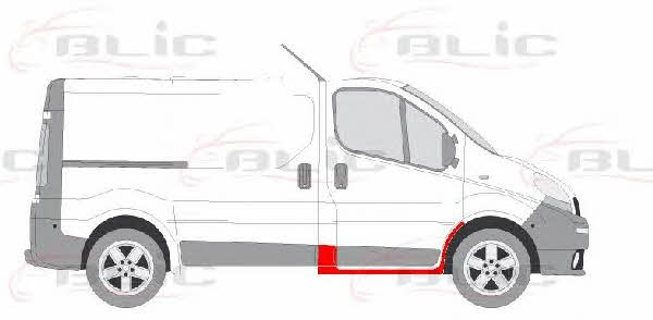 Sill cover Blic 6505-06-6061054P