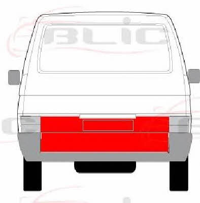 Blic 6508-04-9558720P Repair part trunk 6508049558720P