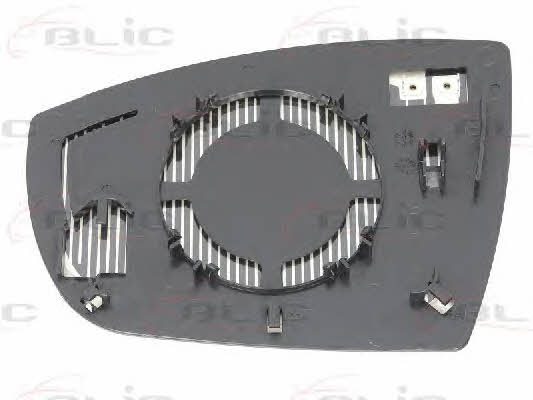 Wing mirror glass Heated Blic 6102-02-1232590P