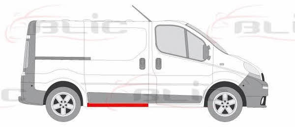 Sill cover Blic 6505-06-6061503P