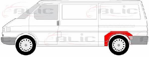 6504039558593P Blic Repair part fender