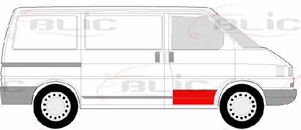 Blic 6015-00-9558122P Repair part door car 6015009558122P
