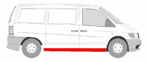 Sill cover Blic 6505-06-3541002PP