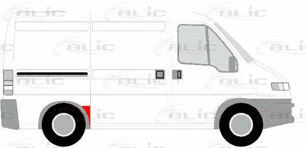 Repair part rear fender Blic 6508-01-2092604P