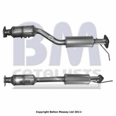 BM Catalysts BM91172H Catalytic Converter BM91172H BM91172H BM Catalysts Catalytic Converter