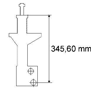 Boge 32-A75-0 Front oil shock absorber 32A750