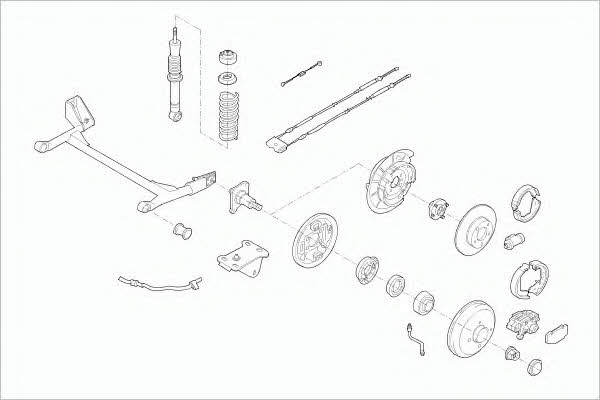  FORD-ESCOR-RB002 Auto part FORDESCORRB002