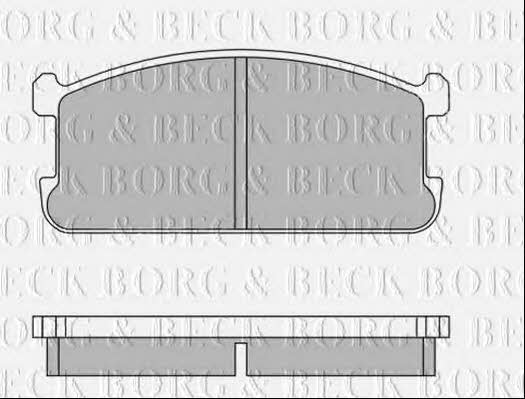 Borg & beck BBD5335 Front brake disc ventilated BBD5335