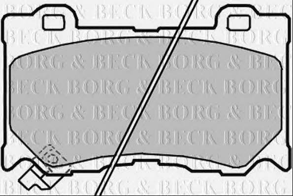 Borg & beck BBP2363 Brake Pad Set, disc brake BBP2363