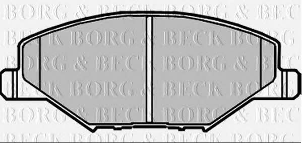 Borg & beck BBP2380 Brake Pad Set, disc brake BBP2380