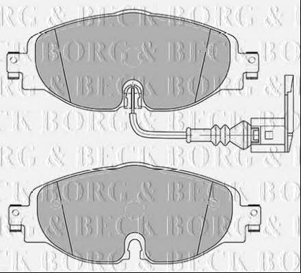 Borg & beck BBP2381 Brake Pad Set, disc brake BBP2381