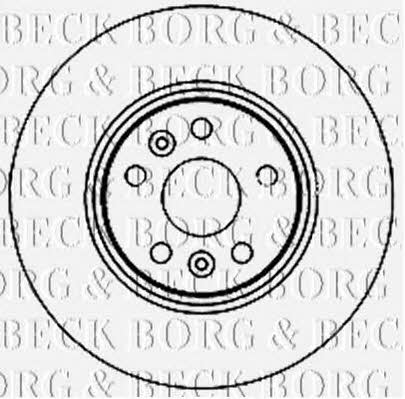 Borg & beck BBD5190 Front brake disc ventilated BBD5190